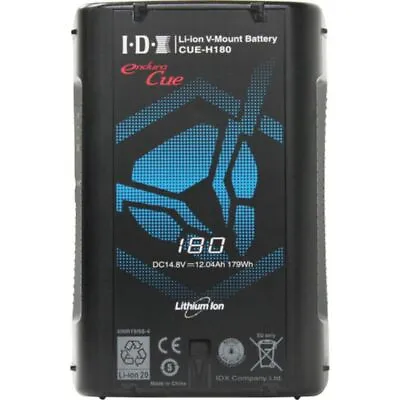 IDX System Technology CUE-H180 179Wh Compact Li-Ion V-Mount Battery • $229