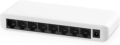 8 Port Gigabit Ethernet Switch 8 X 100 1000Mbps Ports Unmanaged Desktop Wall Mou • $30.77
