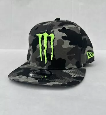 Monster Energy Athlete Hat OSFM SnapBack Athlete Camo Cap Motocross Sports New! • $54.17