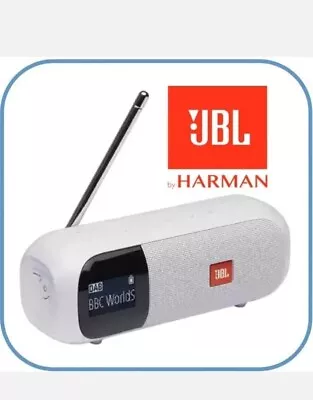 £65 • Buy JBL Tuner 2 - Portable DAB/DAB+/FM Radio With Bluetooth - WHITE  - Brand New Box