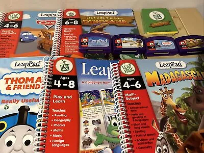 LeapPad Leap Frog Learning Books And  Games X 5 • £22