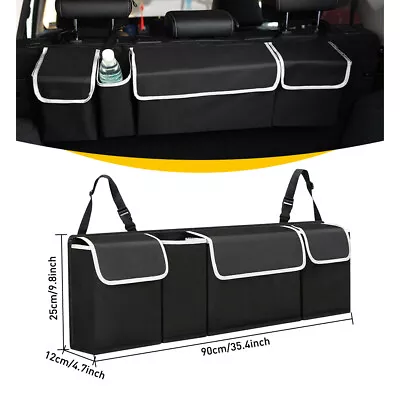 Car Trunk Organizer Oxford Interior Accessories Back Seat 4 Pocket Storage Bag A • $11.69