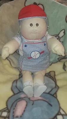 Cabbage Patch Big Head Soft Sculpture XAVIER Roberts Bald Baby Freckle New Ears • $100