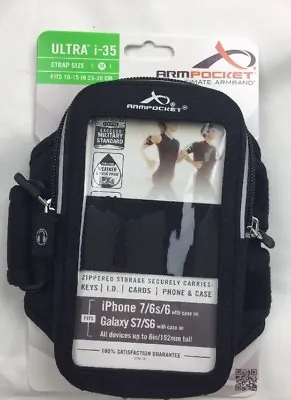Armpocket Ultra I-35 Armband For IPhone 6s/6 7 Galaxy S6 S6 Edge W Thin Case • $24.04