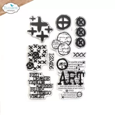 Elizabeth Craft Clear Stamps-Plusses And More • $18.32