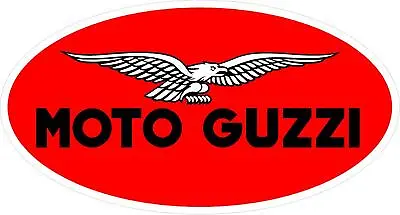 #2604 (1) 3.75  Moto Guzzi V9 V7 Racer Scrambler Decal Sticker LAMINATED • $4.39