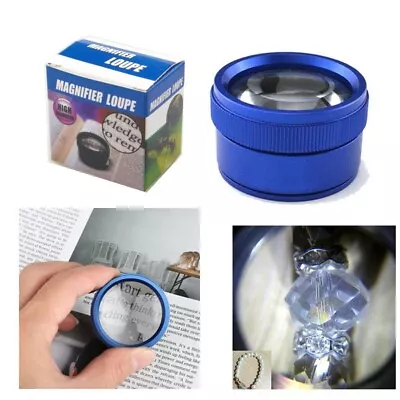 40X Magnifying Glass Optical Magnifier Jewelry Watch Electronic Repair Tool • $6.39