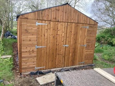 12ft X 20ft Heavy Duty  Wooden Garage Timber Workshop Garden Shed. Storage Shed • £2750