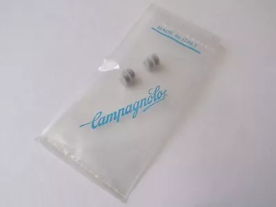 *NOS Vintage 1980s Campagnolo C Record White Brake Lever Hood Bung Caps (pair)* • $11.21