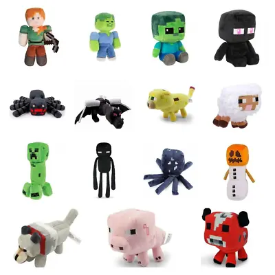 Minecraft Plush Toys Creeper Enderman Alex Zombie Stuffed Animal Doll Kids Gift • $25.99