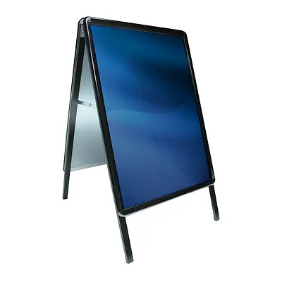 A1&a2 A-board Black Pavement Sign Poster Snap Frame Sign Display Stands  • £59.99