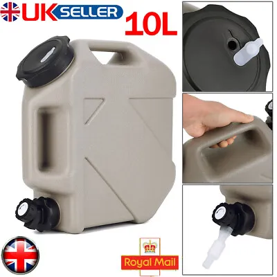 £17 • Buy 10L Camping Hiking Tank Container Storage Drinking Water Bottle Bucket With Tap