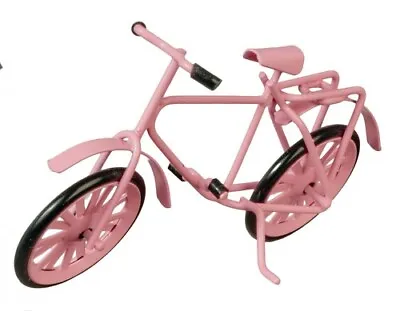 £5.16 • Buy Dolls House Pink Child's Bicycle Miniature 1:12 Scale Garden Transport Accessory
