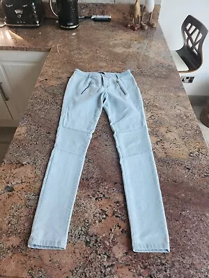 Size 10 Miss Selfridge Light Blue Jeans Pants Trousers • £3.99