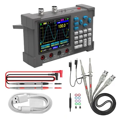 3in1 Handheld Oscilloscope Multimeter Signal Generator 120Mhz 250MSa/s W6Y9 • $116.99