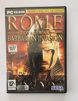Rome Total War Barbarian Invasion - PC Game - SEGA  Free Postage & Tracking  • $12.99