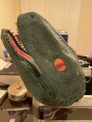 3d Printed Figure Dinosaur Head Velociraptor Head Wall Mountable. 9 Inches Long • $53.99