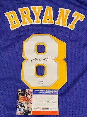 Kobe Bryant Signed Los Angeles Lakers NBA  Jersey #8 PSA DNA COA Authentic • $2500