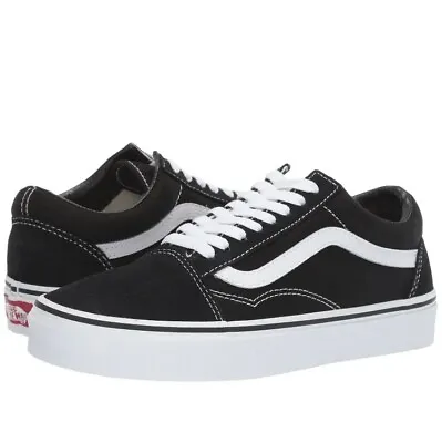 Vans Off The Wall Black &White Suede Shoes Size M5 /W6.5 Unisex • $22