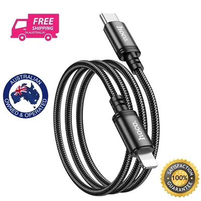 Hoco USB-C To IPhone Braided Super Tough Cable For  14 13 12 11 X • $12.90