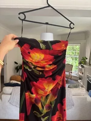 Zara Floral Mesh Dress - Size L • $20