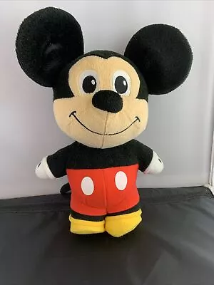 Fisher Price Talking Mickey Mouse 2009 Disney Laughs Talks Plush Toy 11” T • £10.61