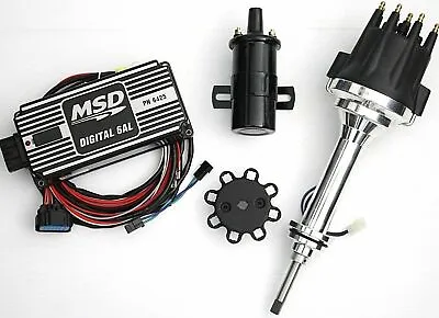 MSD Ignition 6AL Box W/ TSP Pro Billet Distributor Dodge Mopar 440 • $571.99