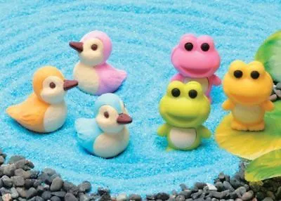 £1.79 • Buy Novelty Japanese IWAKO Puzzle Eraser Rubbers - IWAKO Frog And Duck Erasers