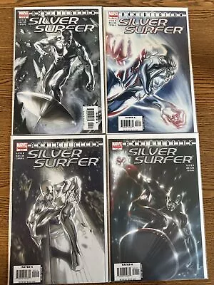 Silver Surfer Annihilation 1 2 3 4 Comic Book Set Mini Series Complete 1-4 VF/NM • $14.99