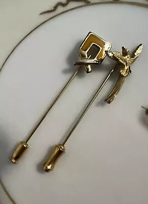 Lot Of 2 Vintage Antique Stick Pins  • $12