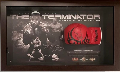 $890 • Buy MIKE TYSON Signed Boxing Glove FRAMED COA Photo Proof Authentic