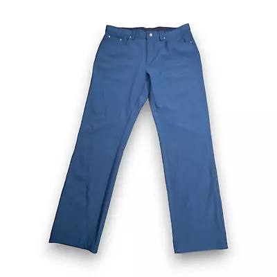 Greg Norman Performance Golf Pants Men's 34X30 Polyester Quick Dry Fabric • $20.99