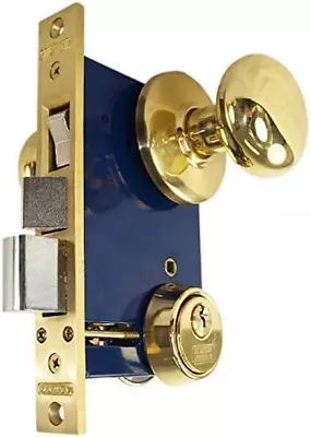 Marks 22AC LHR Double Cylinder Iron Gate Ornamental Mortise Lock Set With 2-1/2  • $156.25