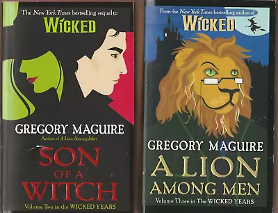 Son Of A Witch & Lion Among Men Pbs Wicked Series 2008 • $11.95