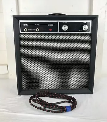 1973 Sears & Roebuck Electric Guitar Amplifier & AXL Cable. Model 5XL. 1x7  • $250