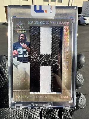 2007 SP Threads Lettermen 20/25 Marshawn Lynch #134 Rookie Patch Auto RC • $250