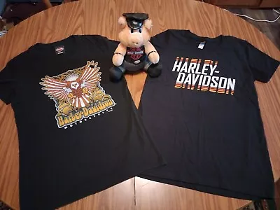 Harley-Davidson Women's T.Shirts Size XL & Large With Plush  • $9.99