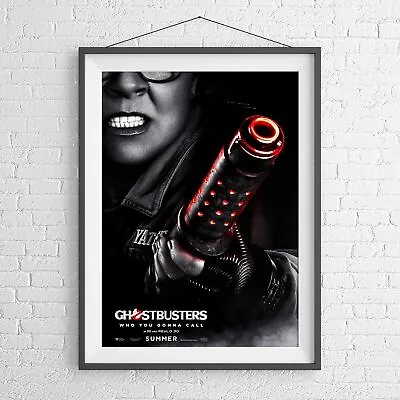 GHOSTBUSTERS NEW 2016 CULT MOVIE POSTER PICTURE PRINT Size A5 To A0 *NEW** • $6.95