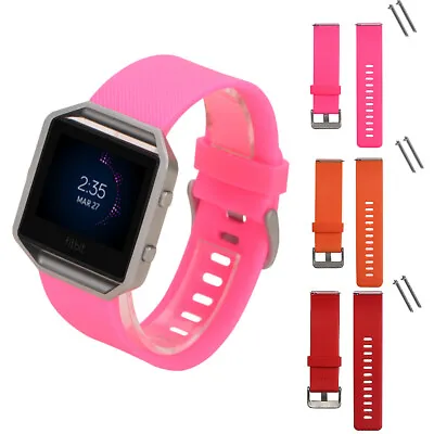 $4.76 • Buy For Fitbit Blaze Replacement Band Strap Silicone Sports Wrist Watch Band