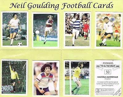 PANINI - The All Time Greats 1990 ☆ Football Stickers ☆ #1 To 80 • £0.99