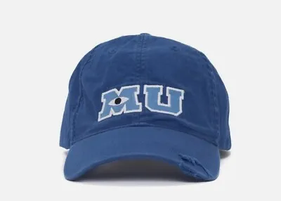 Disney Parks Monsters University MU Adult Blue Baseball Cap Hat NEW • $39.95