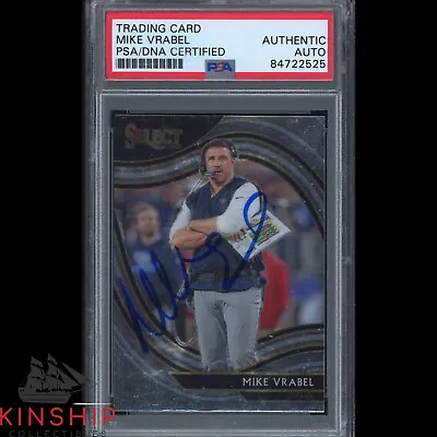 Mike Vrabel Signed 2020 Panini Trading Card PSA DNA Slabbed Auto C2244 • $69