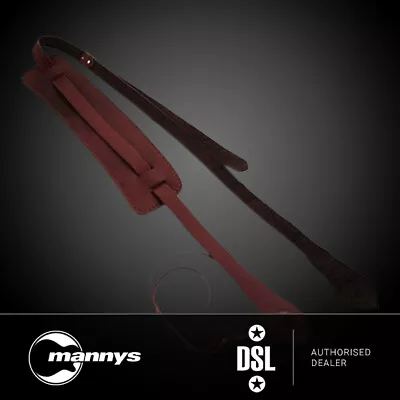 $38 • Buy DSL Ukulele Strap (Maroon Leather, 3/4 )