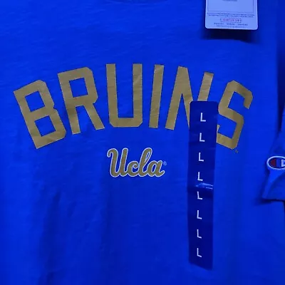 Champion UCLA Bruins Men’s NWT Blue T-Shirt S/S Crew Neck Tagless Size Large • $24.99