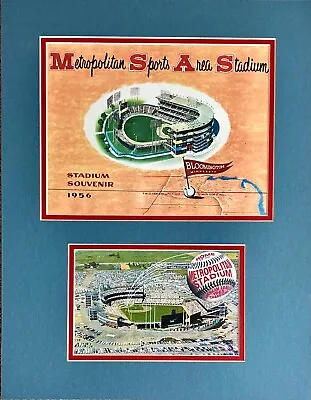 Minnesota Twins METROPOLITAN STADIUM 14x18 Matted Photo Plaque Colorful Unique • $8.75