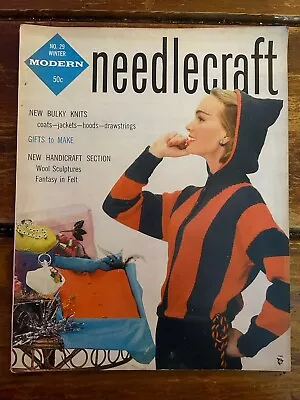 Vintage Modern Needlecraft No. 29 Magazine (Winter 1956)-See Photos • $2.99