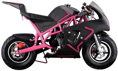 Gas Pocket Bike For Girls | 49cc 2-Stroke Gas Powered Mini Motorcycles For Kids • $349