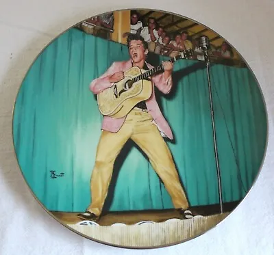 Elvis Presley The King In Performance Plate Collection TAMPA 1955 Delphi • $8.98