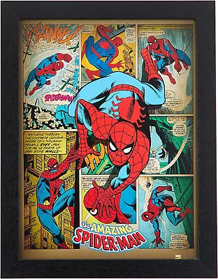 *OFFICIAL* Spiderman Wall Print Framed Picture Superhero Marvel Poster Artwork • £14.99