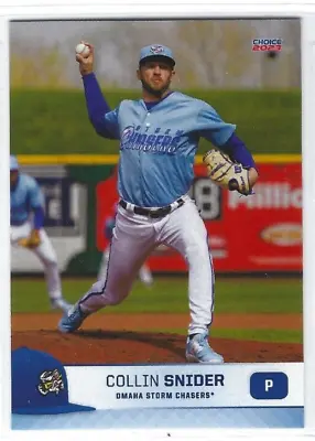 2023 Omaha Storm Chasers (Triple-A Kansas City Royals) Collin Snider • $2.49